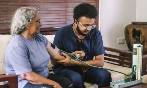 Le métier d'infirmière à domicile